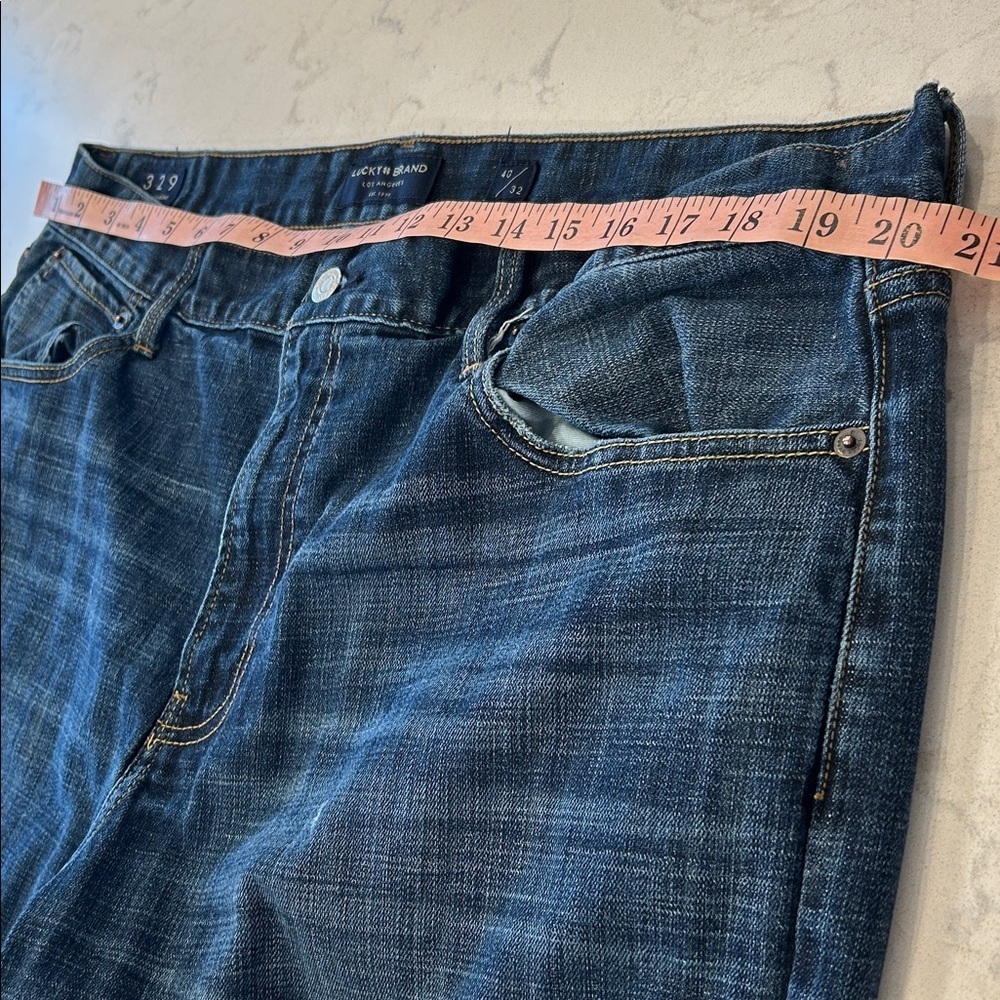 Lucky Brand 329 Classic Straight Leg Dark Wash Men’s Jeans 40X32 - Picture 10 of 17